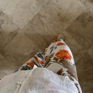 شلوار لینن باغ رویا