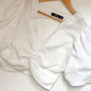 شومیز کراپ جلو گره