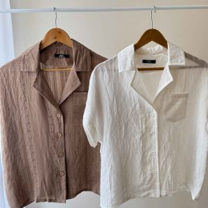 شومیز آستین کوتاه سلین