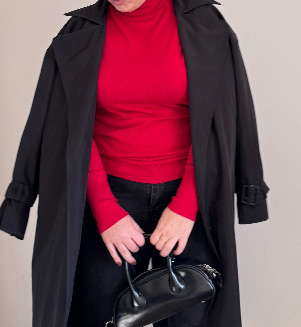 بلوز بافت یقه اسکی