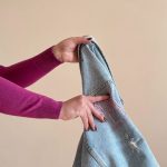 بافت یقه اسکی زنانه